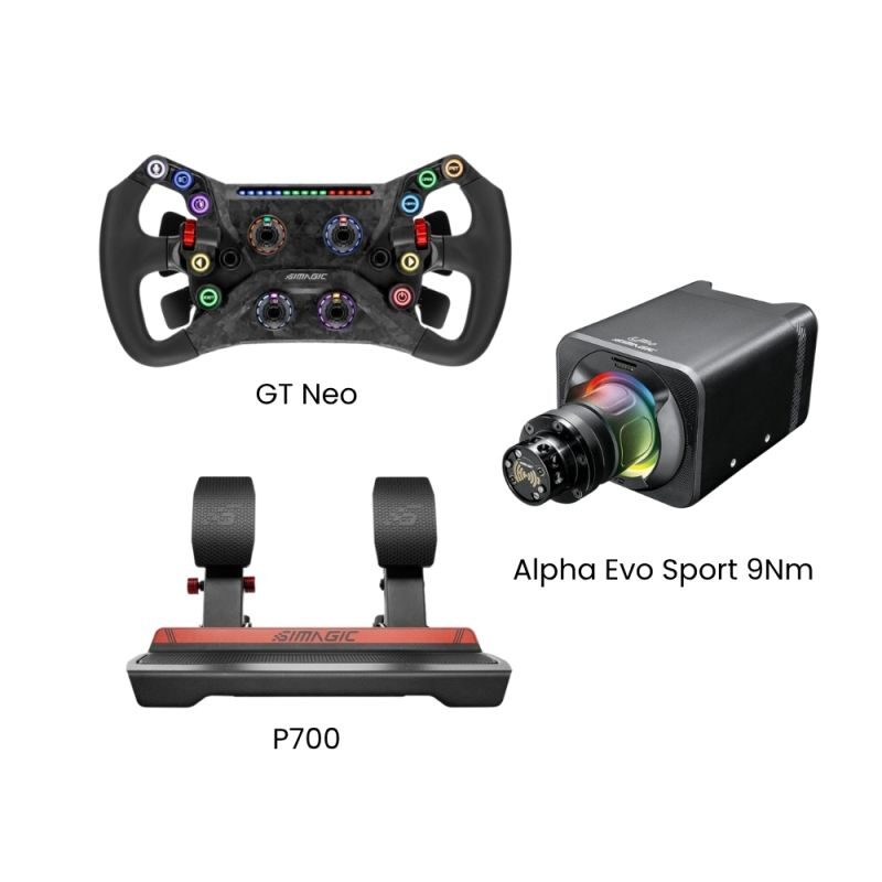 Simagic Alpha Evo Sport GT Neo P700 Direksiyon Seti Bundle